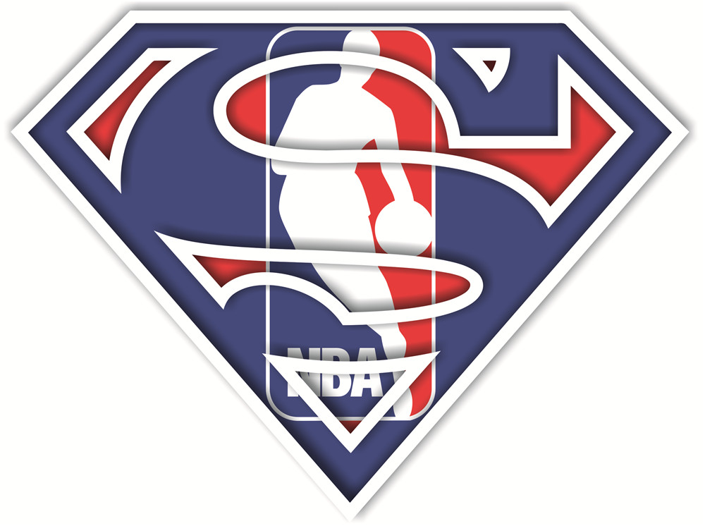 NBA Superman iron ons